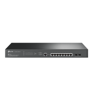 Omada 8-Port PoE+ 2.5G L2+ Managed Switch with 2 10GE SFP+ Slots, SG3210XHP-M2