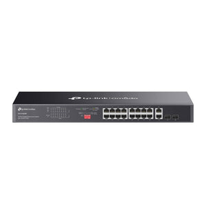 Omada Unmanaged 18-Port Gigabit Rackmount Switch with 16-Port PoE+, DS1018GMP