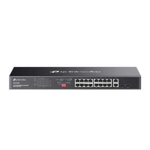 Omada Unmanaged 18-Port Gigabit Rackmount Switch with 16-Port PoE+, DS1018GMP