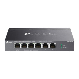Omada 6-Port Gigabit Desktop Switch with 3x PoE+ and 1x PoE++, DS106GPP