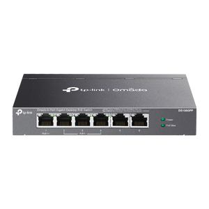 Omada 6-Port Gigabit Desktop Switch with 3x PoE+ and 1x PoE++, DS106GPP