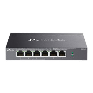 Omada 6-Port 10/100 Mbps Desktop Switch with 4x PoE+, DS106P