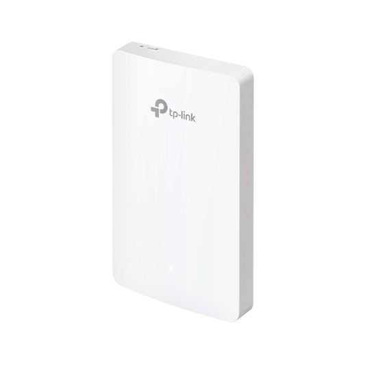 AX1800 Wall-Plate Dual-Band Wi-Fi 6 Access Point, 3 Gigabit ports, EAP615-Wall