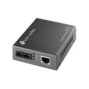 Omada 10/100/1000 Mbps RJ45 to 1000 Mbps Multi-mode SC Fiber Converter, MC200CM