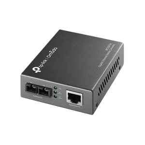 Omada 10/100/1000 Mbps RJ45 to 1000 Mbps Multi-mode SC Fiber Converter, MC200CM