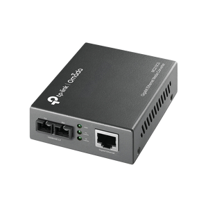 Omada 10/100/1000 Mbps RJ45 to 1000 Mbps Single-Mode SC Fiber Converter, MC210CS