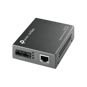 Omada 10/100/1000 Mbps RJ45 to 1000 Mbps Single-Mode SC Fiber Converter, MC210CS