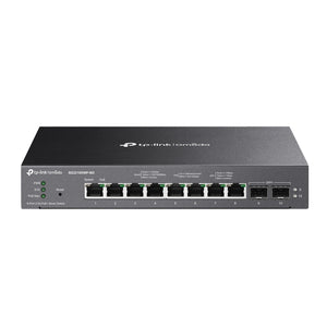 Omada 8-Port 2.5GBASE-T and 2-Port 10GE SFP+ Smart Switch with 8x PoE+, SG2210XMP-M2