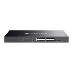 Omada 18-Port PoE+ Gigabit Smart Switch with 2 SFP Slots, SG2218P